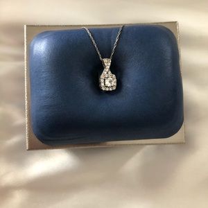 White sapphire necklace from Helzberg Diamonds!